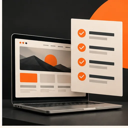 Ejemplo relacionado con web corporativa vs landing page