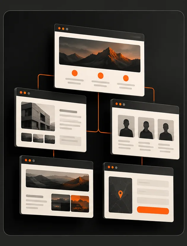 web corporativa vs landing page